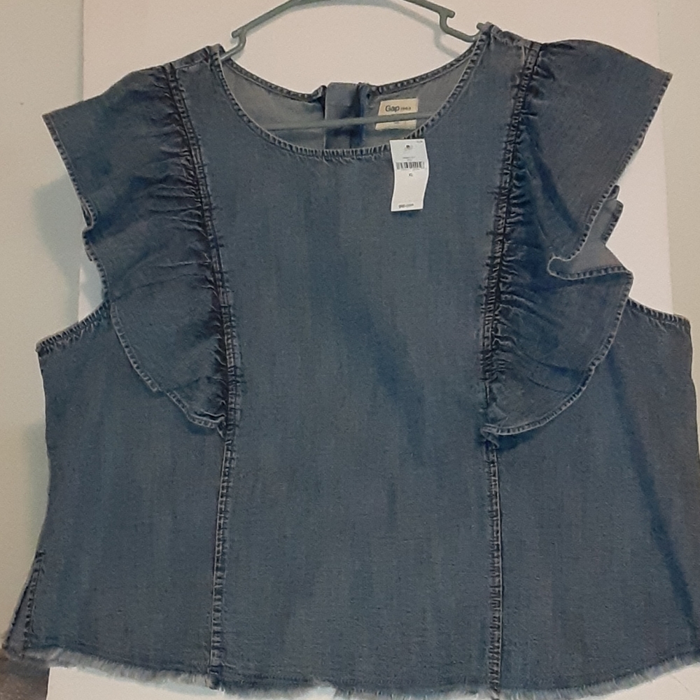 GAP Denim Crop Top